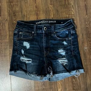 American Eagle Hi-Rise Denim Shortie